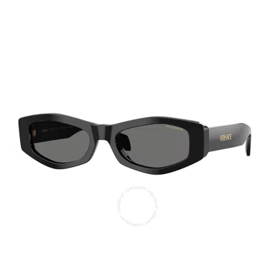 Versace Signature Sunglasses In Black