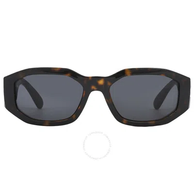 Versace Dark Grey Geometric Unisex Sunglasses Versace Dark Grey Geometric Unisex Sunglasses VE4361 539787  main image 3