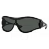 Versace Dark Grey Shield Unisex Sunglasses Ve4475 536087 142