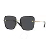 Versace Dark Grey Square Ladies Sunglasses Ve2247d 143887 57