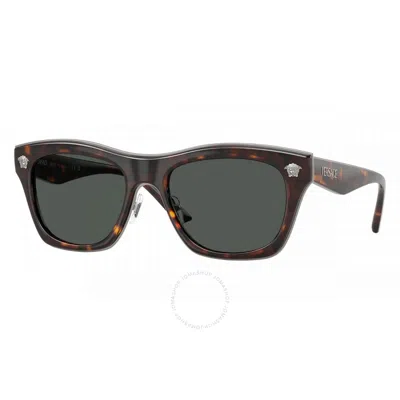 Versace Dark Grey Square Men's Sunglasses Ve2272 108/87 53