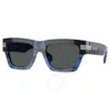 Versace 55mm Plaque Rectangular Sunglasses
