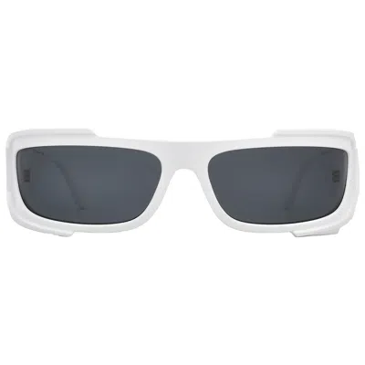VERSACE VERSACE DARK GREY WRAP MEN'S SUNGLASSES VE4446 314/87 67