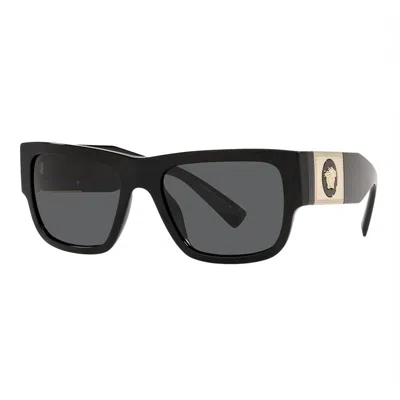 Versace Dark Tinted Lens Sunglasses In Black