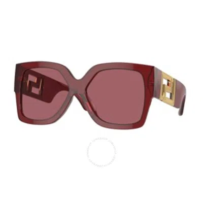 Versace Women's Sunglasses, Ve4402 In Transparent Red