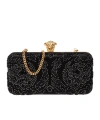 Versace Decorative Clutch In Black