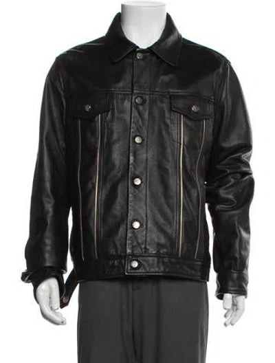 Pre-owned Versace Deer Jacket In Black