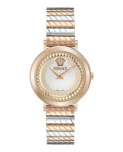 Versace Delphinus Bracelet Watch In Gold