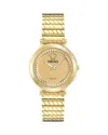 Versace Delphinus Watch, 35mm In Gold