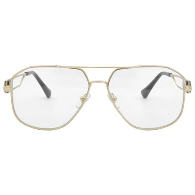 Versace Demo Aviator Men's Eyeglasses Ve1287 1002 57