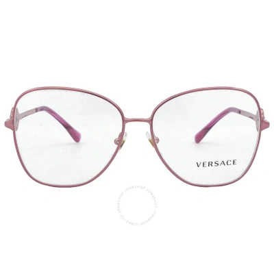 Versace Demo Butterfly Ladies Eyeglasses Ve1289 1500 55 In Burgundy