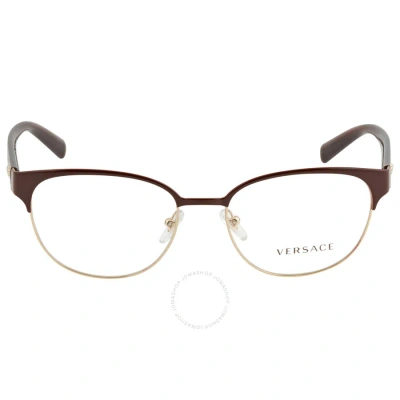 Versace Demo Cat Eye Ladies Eyeglasses Ve1256 1435 53 In Brown
