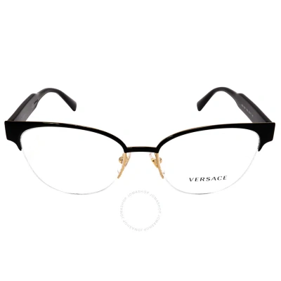 Versace Demo Cat Eye Ladies Eyeglasses Ve1265 1433 53 In Black