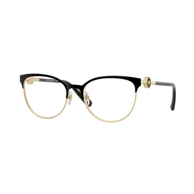Versace Demo Cat Eye Ladies Eyeglasses Ve1271 1433 54 In Metallic