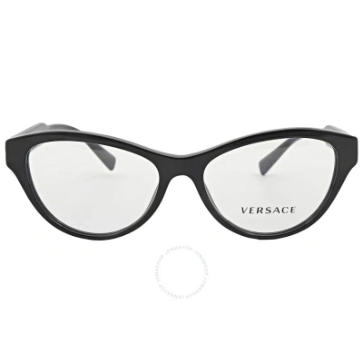 Versace Demo Cat Eye Ladies Eyeglasses Ve3276 Gb1 52 In N/a