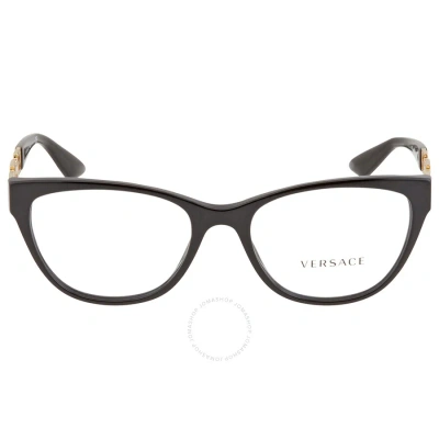 Versace Demo Cat Eye Ladies Eyeglasses Ve3292 Gb1 54 In Black