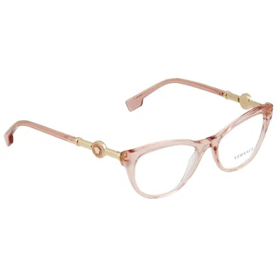 Versace Demo Cat Eye Ladies Eyeglasses Ve3311 5322 52 In Neutral