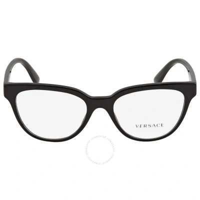 Versace Demo Cat Eye Ladies Eyeglasses Ve3315 Gb1 54 In Black