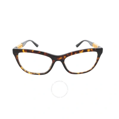 Versace Demo Cat Eye Ladies Eyeglasses Ve3318 108 54 In N/a