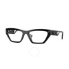 Versace Demo Cat Eye Ladies Eyeglasses Ve3327u 5232 53 In Brown