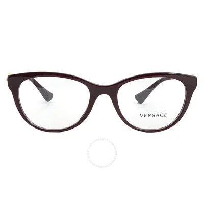 Versace Demo Cat Eye Ladies Eyeglasses Ve3330 5386 55