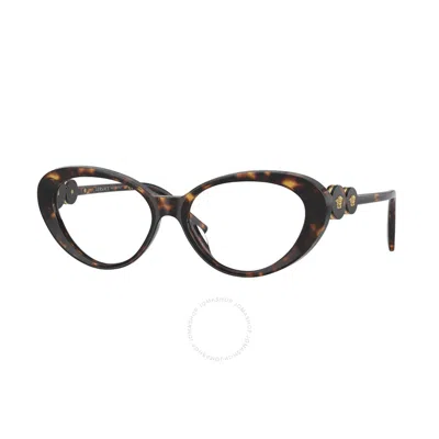 Versace Demo Cat Eye Ladies Eyeglasses Ve3331u 108 55