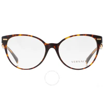 Versace Demo Cat Eye Ladies Eyeglasses Ve3334f 108 55 In N/a