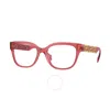 Versace Demo Cat Eye Ladies Eyeglasses Ve3338 5409 54