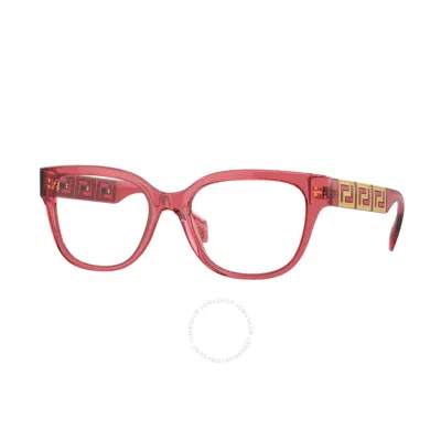 Versace Demo Cat Eye Ladies Eyeglasses Ve3338 5409 54 In Red
