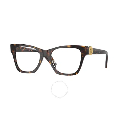 Versace Demo Cat Eye Ladies Eyeglasses Ve3341u 108 50 In Brown