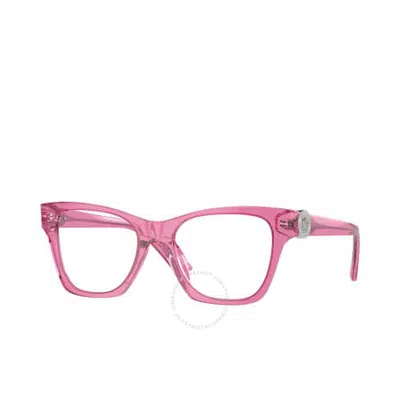 Versace Demo Cat Eye Ladies Eyeglasses Ve3341u 5421 50