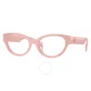 Versace Demo Cat Eye Ladies Eyeglasses Ve3361u 5488 53