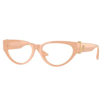 Versace Demo Cat Eye Ladies Eyeglasses Ve3366 5494 55 In Gold