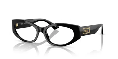 Versace Demo Cat Eye Ladies Eyeglasses Ve3369 Gb1 53 In Brown