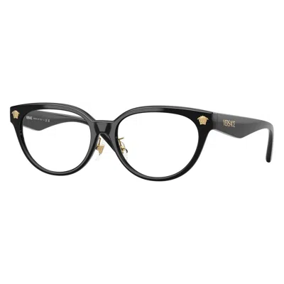 Versace Demo Cat Eye Ladies Eyeglasses Ve3370d Gb1 54 In Black