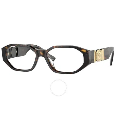 Versace Demo Geometric Men's Eyeglasses Ve3320u 108 56