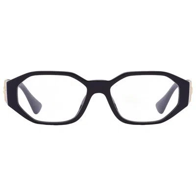 Versace Demo Geometric Men's Eyeglasses Ve3320u Gb1 56 In Black