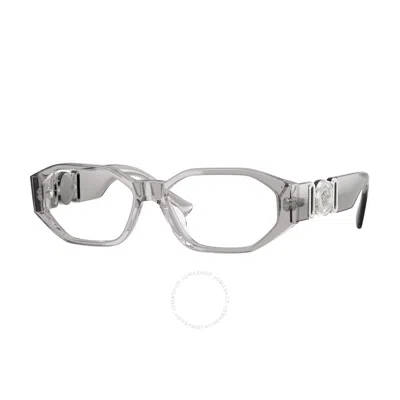Versace Demo Geometric Unisex Eyeglasses Ve3320u 593 56
