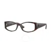 Versace Demo Irregular Ladies Eyeglasses Ve3343 5429 52