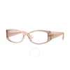 Versace Demo Irregular Ladies Eyeglasses Ve3343 5431 54