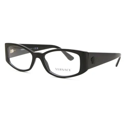 Versace Demo Irregular Ladies Eyeglasses Ve3343 Gb1 54 In Red