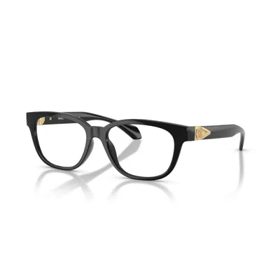 Versace Demo Oval Ladies Sunglasses Ve3376u Gb1 53 In Black