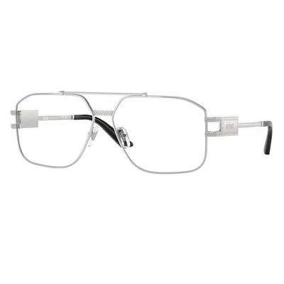 Versace Demo Pilot Men's Eyeglasses Ve1302 1000 57 In Red