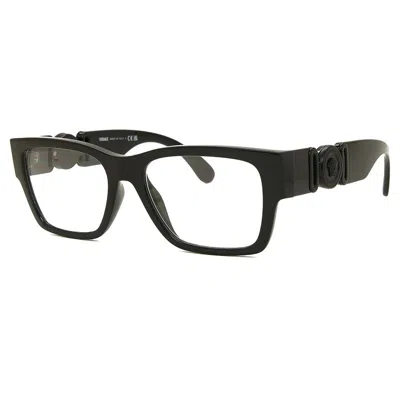 Versace Demo Pilot Men's Eyeglasses Ve3368u 5360 53 In Black
