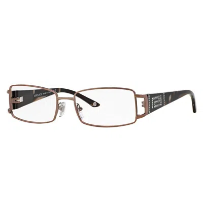 Versace Demo Rectangular Ladies Eyeglasses Ve1163b 1013 52 In Orange