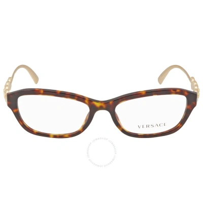 Versace Demo Rectangular Ladies Eyeglasses Ve3279 108 54 In Demo Lens