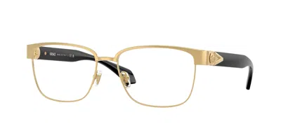 Versace Demo Rectangular Men's Eyeglasses Ve1306 1002 55 In ["gold Tone"]