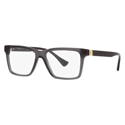 Versace Demo Rectangular Men's Eyeglasses Ve3328f 5389 56 In Black