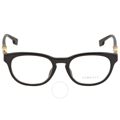 Versace Demo Square Ladies Eyeglasses Ve3310f Gb1 52 In N/a