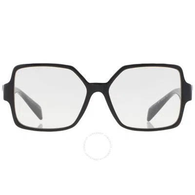 Versace Demo Square Ladies Eyeglasses Ve3337 Gb1 55 In Black